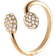 Efva Attling Love Bead Twin Ring - Gold/Diamonds
