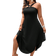 Shein VCAY Plus Size Curved Hem Halter Neck Dress