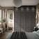 IKEA Pax Bergsbo Dark Grey Garderob 200x236.4cm