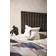 Derby Headboard Dark Brown Grey Sänggavel 160cm
