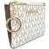 Michael Kors Jet Set Travel Small Signature Logo Coin Purse - Vanilla