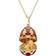 Faberge Year Of The Tiger Surprise Locket Necklace - Gold/Red/Diamonds