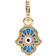 Pandora Hamsa Hand Dangle Charm - Gold/Blue