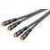 Goobay Gold 2RCA - 2RCA M-M