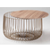 LPD Furniture Enzo Oak /Gold Coffee Table 63x63cm