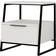 Decortie Modern White Bedside Table 40x45cm