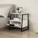 Decortie Modern White Bedside Table 40x45cm