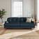 Dunelm Martha Navy Sofa 234cm 4 Seater