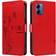 Embossed Butterfly And Card Slot Wallet Case with Hand Strap for Motorola Moto G14