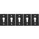 Hammer And Tongs Rectangular Escutcheon Plate (HGME1424) 5pcs 51x5mm