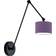 ModernMoments Bloomingdale Purple/Black Wall light