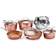 Gotham Steel Hammered Set mit Klappe 10 teile