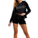 Juicy Couture Women's Diamante Velour Shorts - Black