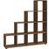 vidaXL Staircase Brown Oak Bogreol 142cm
