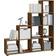 vidaXL Staircase Brown Oak Bogreol 142cm