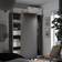 IKEA Pax/Hasvik Dark Gray Garderob 150x201.2cm