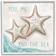 Stupell Industries You Me & Sea Beach Starfish Romance White Framed Art 17x17"