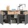 Hioshop Mason Oak Sideboard 180x87cm