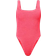 Hunza G Square Neck Swim - Hot Pink
