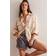 Free People Made For Sun Linen Shirt Women's Wet Plaster