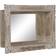 BigBuy Home S8805731 White/Brown Miroir Mural 67x38cm