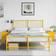 vidaXL Nightstand Mustard Yellow Comodino 34.5x39cm 2pcs