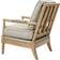 Madison Park Sunnee Light Grey/Camel Oak Armchair 35.8"