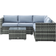 OutSunny 841-158V70GG Outdoor Lounge Set, 1 Table incl. 1 Chairs & 2 Sofas