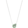 Georg Jensen Daisy Pendant - Silver/Green