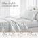 Linen Market Ultra-Soft & Cooling Bed Sheet Blue, White (259.1x228.6cm)