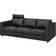 IKEA Vimle Bomstad Black Soffa 241cm 3-sits