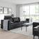 IKEA Vimle Bomstad Black Soffa 241cm 3-sits
