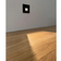 Antidark Nox Step White/Aluminium Wall light