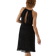 Blue Vanilla Pleated Halter Midi Dress - Black