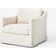 Threshold Vivian Park Upholstered Swivel Cream Armchair 32"