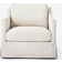 Threshold Vivian Park Upholstered Swivel Cream Armchair 32"