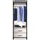 Sorbus Tall Closet Stand Off-White Clothes Rack 15.2x70"