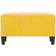 vidaXL Velvet Yellow Banc de Rangement 70x41cm