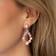 Caroline Svedbom Mini Delia Earrings - Gold/Pink