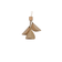 Forestier Lys Wood Pendant Lamp 10cm