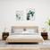 vidaXL Nightstand with LED Brown Oak