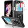 Anvzle 2 Tempered Glass Screen Protector + Magnetic Kickstand Car Mount Holder Case for Galaxy Z Flip 5