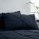 Serene Dart Pleated Rhombus Duvet Cover Blue (200x200cm)