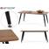 Gift Decor Centre Brown Coffee Table 45x110cm