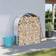 Homie Log Holder Silver 120x45x140 cm Galvanised Steel
