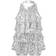 TiaoBug Shiny Sequins Dance Dress - Silver