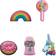 Crocs Jibbitz 5-Pack Everything Nice, Unisex, varusteet, Lisätarvikkeet
