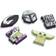Crocs Jibbitz 5-Pack DisneysTheMandalorian, Unisex, varusteet, Lisätarvikkeet, Monivärinen