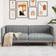vidaXL 372613 Light Grey Sofa 193cm 3 Seater