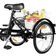 FENNNDS 20" Tricycle with Shopping Basket - Black